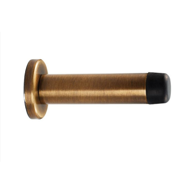Wall Mounted Door Stop 71mm - Antique Brass