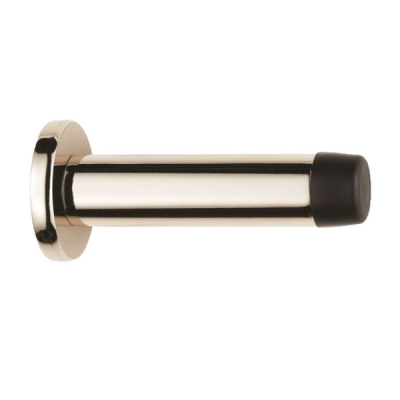Wall Mounted Door Stop 71mm - Polished Nickel