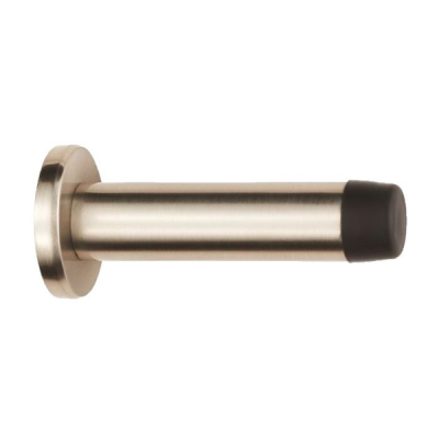 Wall Mounted Door Stop 71mm - Satin Nickel