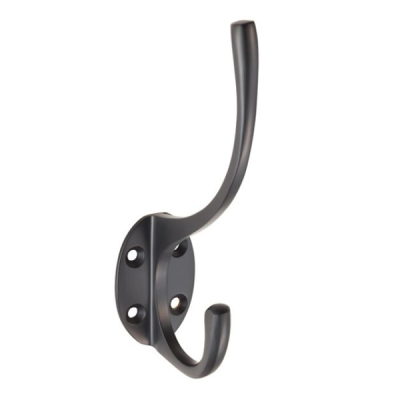 Hat & Coat Hook - Matt Black