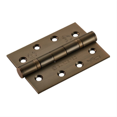 4Inch Fire Rated Ball Bearing Butt Hinge (Pair) - Antique Brass