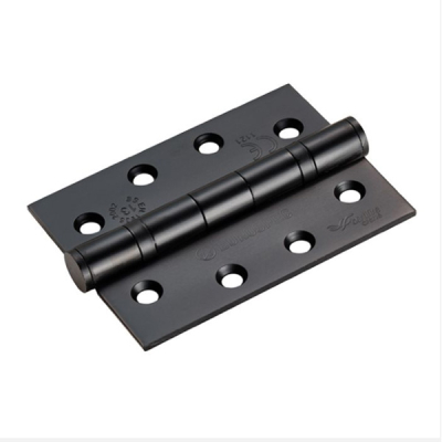 4Inch Fire Rated Ball Bearing Butt Hinge (Pair) - Matt Black