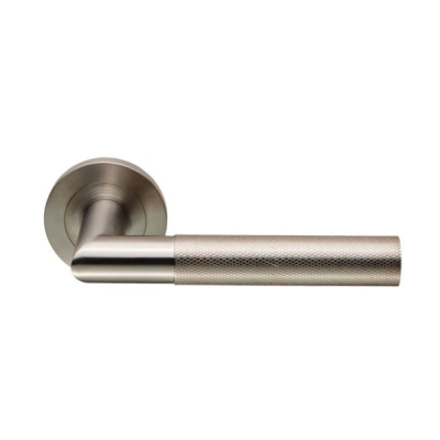 Crown Lever Handle on Rose Set - SSS (Grade 304)
