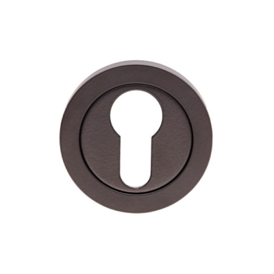 Euro Profile Escutcheon (Concealed Fix) - Matt Black SS (Grade 304)