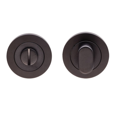 Carlisle Round Thumbturn & Release - Matt Black SS (Grade 304)