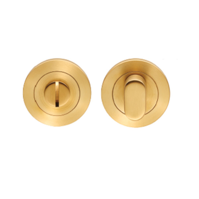 Carlisle Round Thumbturn & Release - PVD Brass (Grade 304)