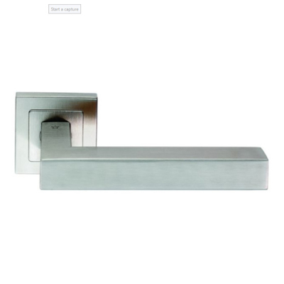 Alvar Lever Handle on Rose Set - SSS (Grade 304)
