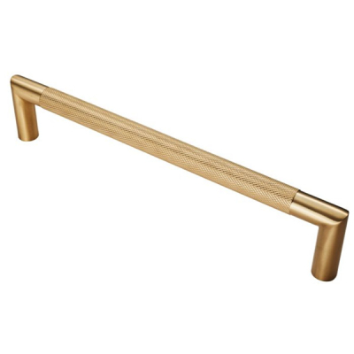 Knurled Pull Handle 320mm - PVD Brass (Grade 304)