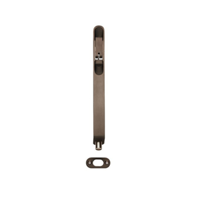 Radiused Lever Action Flush Bolt 8Inch - Matt Bronze