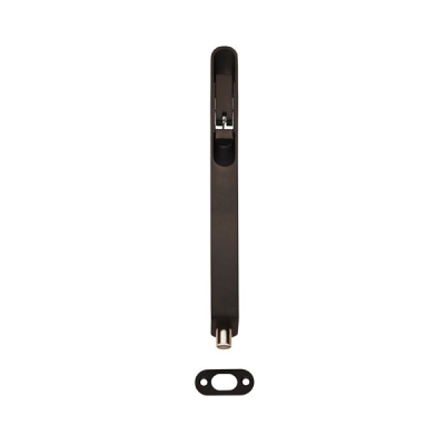 Radiused Lever Action Flush Bolt 8Inch - Matt Black