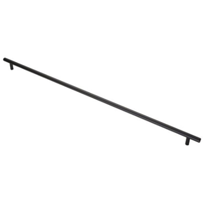 Steel T-Bar Pull Handle 668mm - Matt Black
