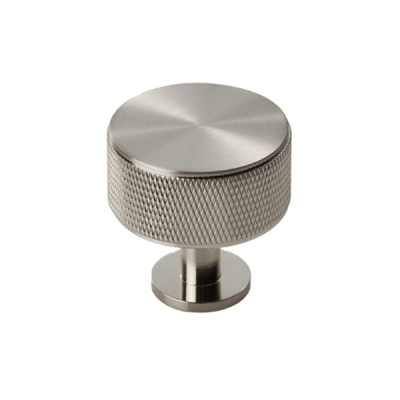 Knurled Cupboard Knob 35mm - Satin Nickel