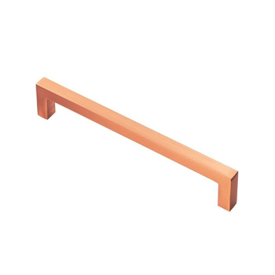 Block Cupboard Handle 170mm (160cc) - Satin Copper