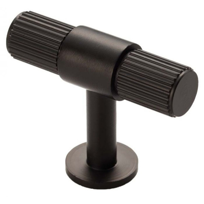 Lines T-bar Knob 50mm - Matt Black