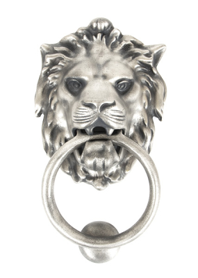 From the Anvil Lion's Head Door Knocker