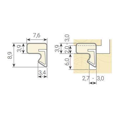 Schlegel - Aquamac 48 (Qlon QL 3013) Weatherseals