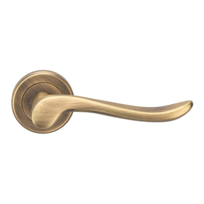 Verdun Lever Handles on Rose (Set)