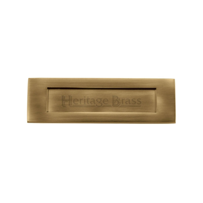 Letter Plate 305mm x 102mm - Antique Brass