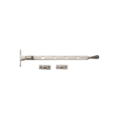 8Inch Bulb End Casement Stay - Satin Nickel