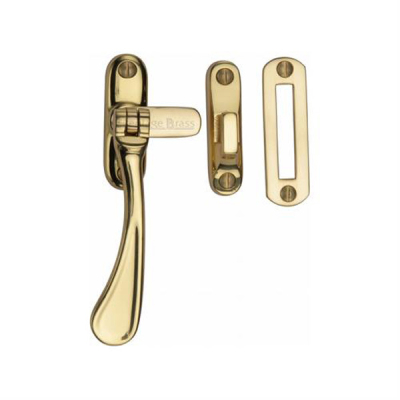Victorian Casement Fastener - Polished Brass