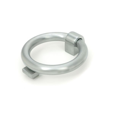 Ring Door Knocker - Satin Chrome