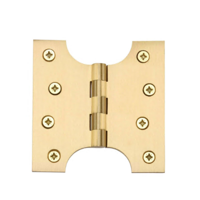 4Inch x 2Inch x 4Inch Parliament Hinge (Pair) - Satin Brass