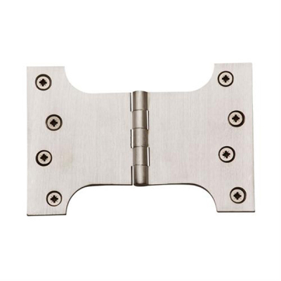 4Inch x 4Inch x 6Inch Parliament Hinge (Pair) - Satin Nickel