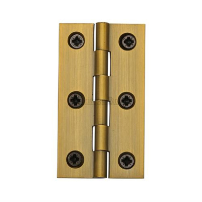 Brass Butt Hinge 3Inch x 1 ⅝Inch (Pair) - Antique Brass