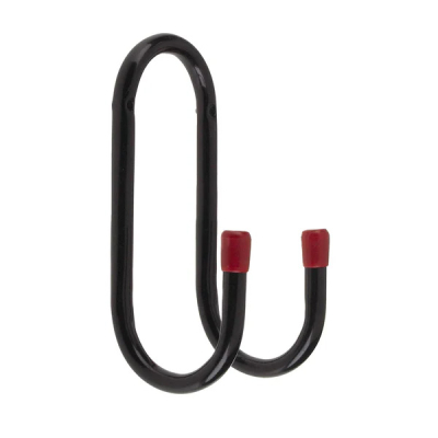 Tubular Double Hook 160 x 80 x 70mm - Black