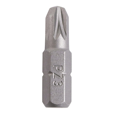 PZ3 Steel Driver Bits - 25mm (Pack 10)