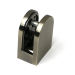 63 x 45mm D Shaped Glass Clamp (10mm Glass) - Antique Brass
