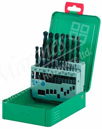 Twist Drill Box Hss Set 19 Pcs