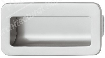 Flush Handle 110x56mm - Matt Chrome