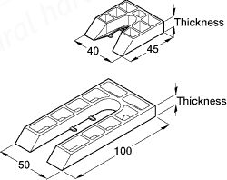 Small Packing Shims Plastic