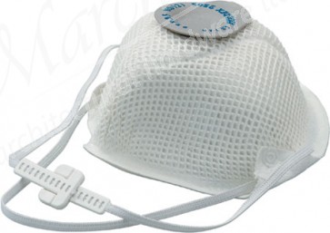 Disposable fine-dust mask with valve