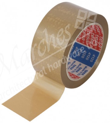 Pvc Packaging Tape Brown 66m (x6 rolls)