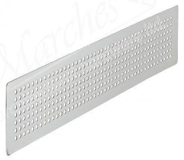 Ventilation grill, 500/1000 x 100 mm, with round holes - Various Sizes