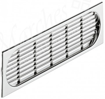 Vent Grill Pl Chr 225x64mm