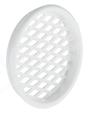 Vent Trim White 55mm Diameter