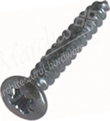 Hospa screws, raised head, ø 4.0 mm, zinc-plated