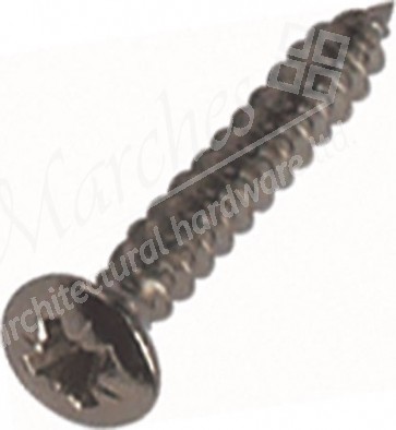 Hospa screws, raised head, ø 4.0 mm, nickel-plated