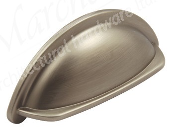 Ariel Cup Handle 76mm centres - Pewter Effect