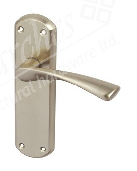 Olton Lever Latch Handle Set - Satin Nickel