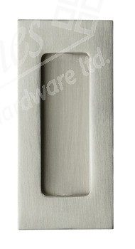 Flush pull handle, 102 x 50 mm