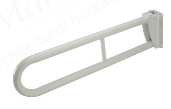 Hinged Support Rail 760mm - White