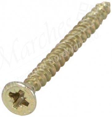 Spax screws, countersunk, ø 3.0 mm, zinc yellow passivated