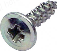 Flangehead Screw 17x4.0mm Bzp