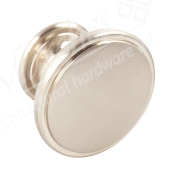 Henrietta Knob D38x26mm - Brushed nickel