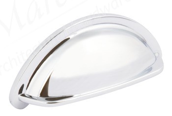 Ariel Cup Handle 76mm centres - Polished Chrome