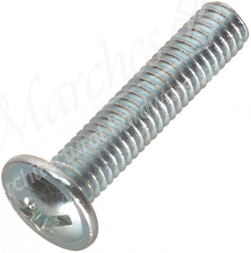 Flat Head Bolt M6x28mm St Galv